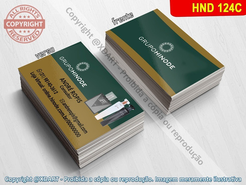 Imagem 5 de 5 de Mil Cartão Visita¿ Hinode Verniz +colorido Hnd124c