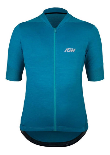 Imagem 1 de 2 de Camisa Ciclismo Asw Essentials Feminina Azul