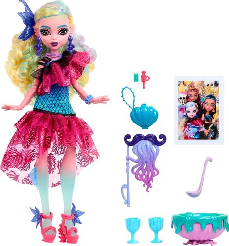Boneca Monster High Lagoona Blue Monster Ball Festa Hnf71