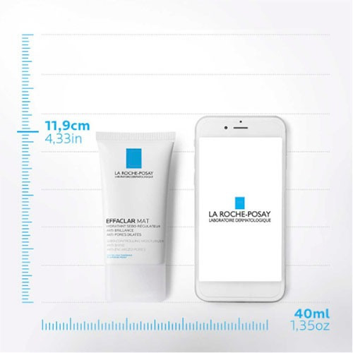 Crema Mat La Roche-Posay Effaclar día/noche para piel grasa de 40mL/40g