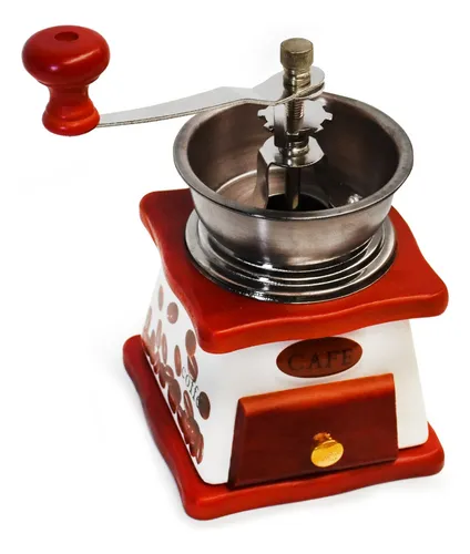 Molinillo Café Cerámica Estampada, Manual, Regulable, 10608