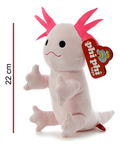 Axolote De Peluche Anfibio Juguete Apego