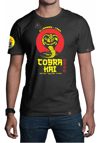 Poleras Cobra Kai Karate Kid Mas Sticker De Regalo