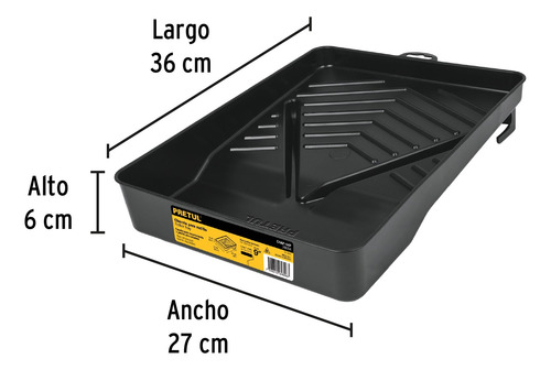 Charola De Plastico Para Rodillo De Hasta 23 Cm.