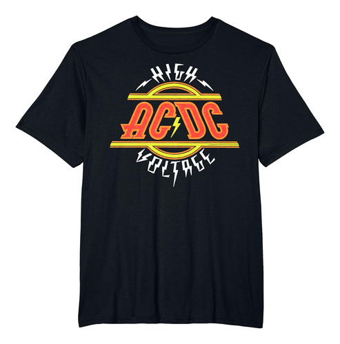 Playera Ac/dc High Voltage, Camiseta Diseño Vintage