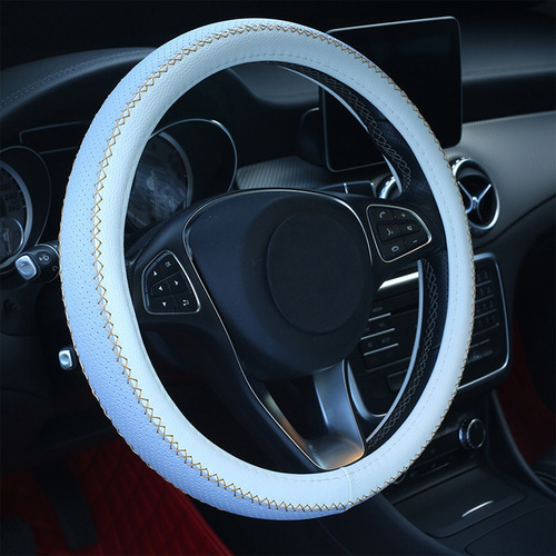 Funda De Cuero Universal Para Volante De Coche