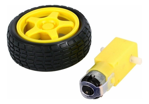 Robótica de 10 ruedas, neumático y motor, 6 V | Arduino Components