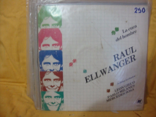 Vinilo Raul Ellwanger La Cuenca Del Hombre Milanes Insert M4