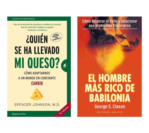 Quien Se Ha Llevado Mi Queso + 1 ( Pack X 2 Libros ) 