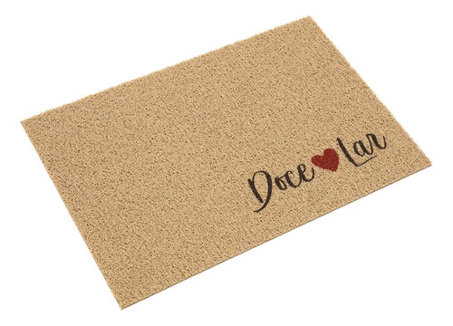Capacho Vinil Super Print Doce Lar 40x60cm Entrada Top