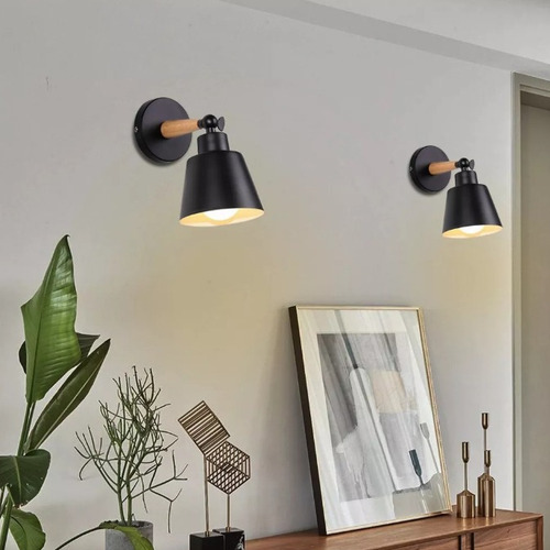 Lámpara De Pared Moderna Iluminación Para Dormitorio, 2 Pzs.
