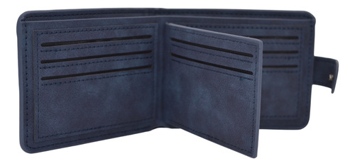 Billetera Hombre Uniform Security Rfid Azul