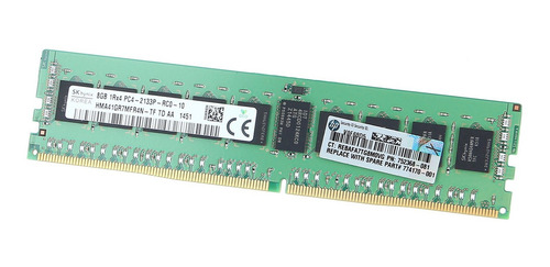 Memoria Servidor Hp Proliant 8gb 1rx8 Ddr4 Pc4-17000 2133 R