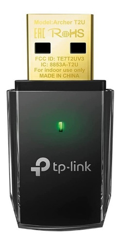 Adaptador Wifi Tp-link Archer T2u Dual Band Ac600 Usb 2.0