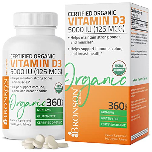 Bronson Vitamina D3 5.000 Iu (1 Año De Suministro) X3x8b