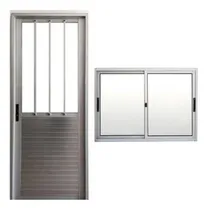 Comprar Puertas Exterior De Aluminio Y Ventana Corrediza 120 X 100