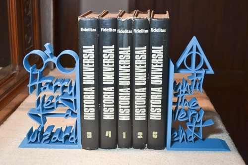 Imagen 1 de 5 de Sujeta Libros Harry Potter Bookend Regalo Varios Colores