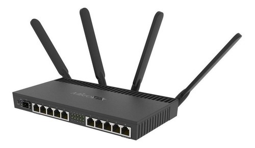 Roteador Mikrotik Routerboard Rb4011igs+5hacq2hnd-in Preto