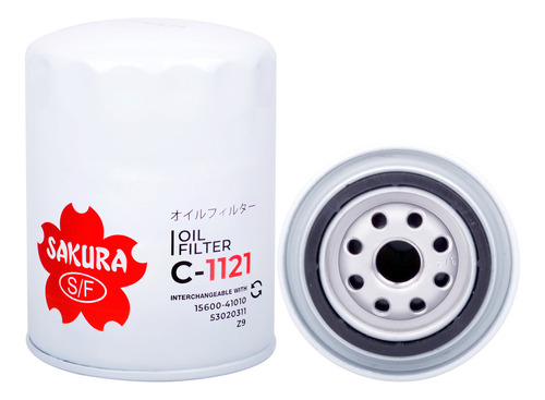 Sakura Filtro De Aceite C-1121 Para Ford, Mazda