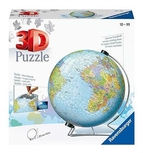 Rompecabezas 3d Ravensburger The Earth De 540 Piezas Para Ni