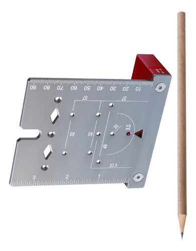 Bisagra Punch Carpintería Scriber 3 En 1 Mejora De La