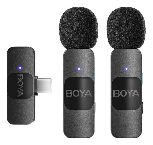 Boya By-v20 Par Microfonos Inalambrico Con Conector Usb-c