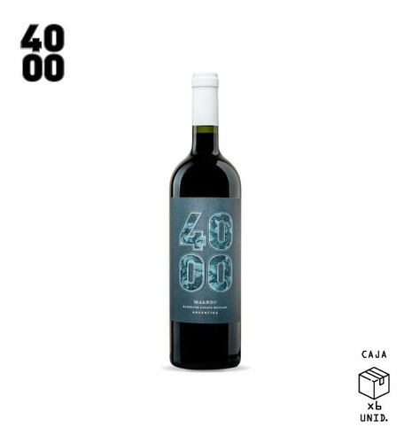 Budeguer 4000 Reserva Blue Malbec Caja X 6 - Envío