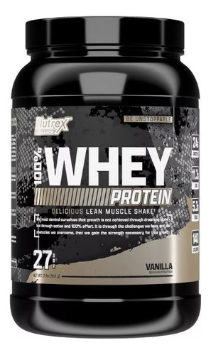  Proteina Nutrex 100% Whey Usa 2lb Vainilla