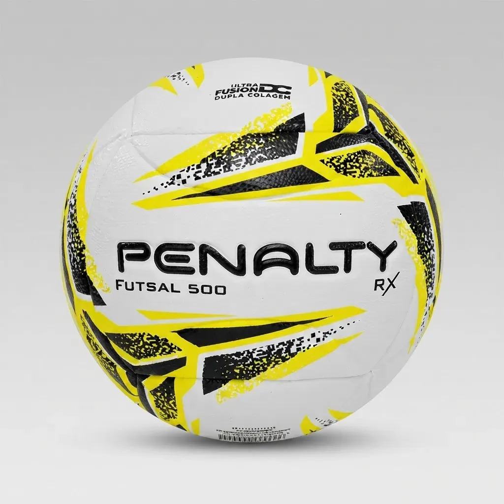 Bola De Futsal Rx 500 Xxiii Cor Branco Amarelo E Preto Penalty