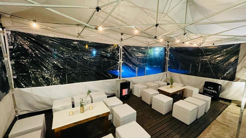 Imagen 7 de 12 de Alquiler Carpas Gazebos Mesas Sillas Living Calefaccion