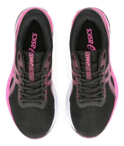 Asics mujer negras y rosas online