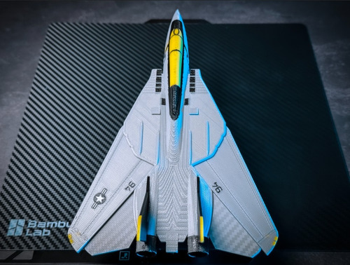 Cartão De Montar Do Kit Avião F-14 Tomcat