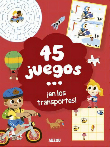 45 Juegos En Los Transportes, De Rennocks, Sam. Editorial Auzou, 2023