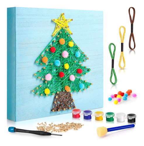 Superkit Christmas String Art Kit: Juego Completo De Manuali