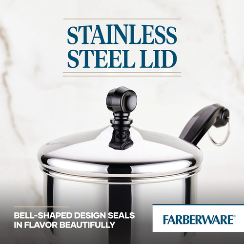 Cacerola Farberware Classic De Acero Inoxidable De 1 Litro C