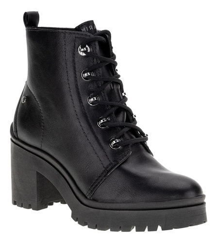 Bota Coturno Salto Grosso Baixo 23-50122 Preto Ramarim