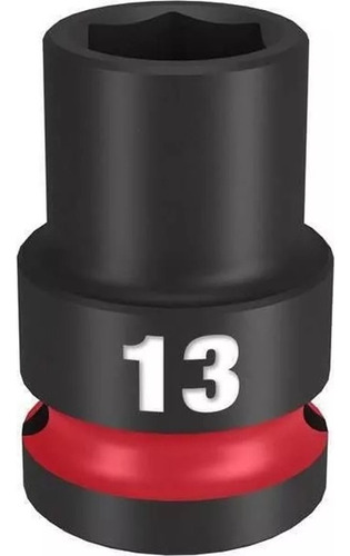 Tubo De Impacto Enc 1/2 A 13mm Corto Milwaukee 49-66-6245 Color Negro