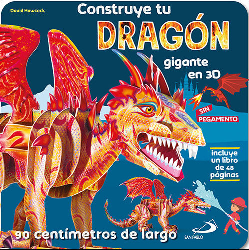 Construye Tu Dragon Gigante En 3d, De Hawcock David. Editorial San Pablo, Tapa Blanda En Español