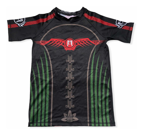 Rashguard Mmachines Of War Lycra Poliéster Mma Mexico 2.0