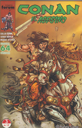 Conan El Asesino Nº 03/06, De Bunn, Cullen. Editorial Comics, Tapa Blanda, Edición 1 En Español, 2018