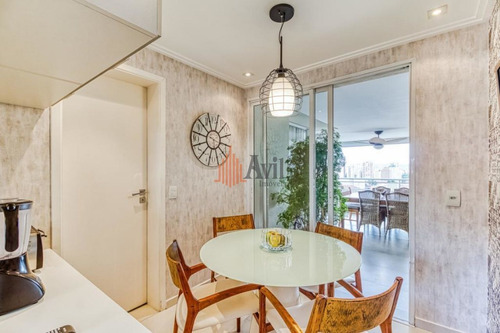 Imagem 14 de 15 de Apartamento Com 3 Dormitórios À Venda, 225 M² Por R$ 2.800.000 - Tatuapé - São Paulo/sp Porteira Fec - Av5094