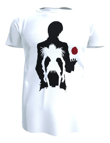 Polera Blanca Death Note, Anime, Ryuk, Unisex 100% Algodón