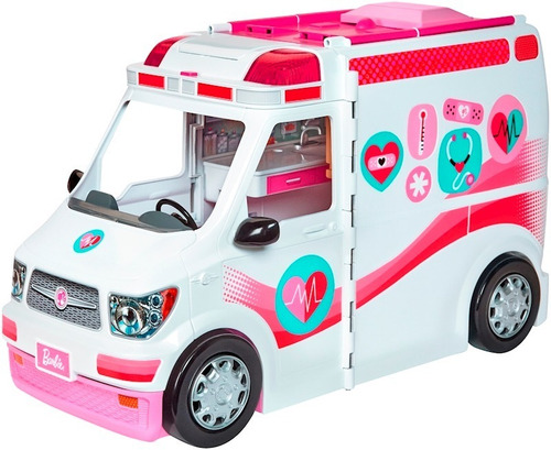 Barbie Ambulancia Original De Mattel Con Accesorios Carro
