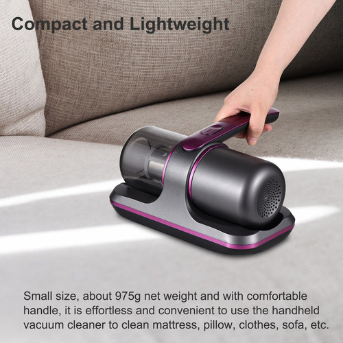 F Aspirador De Pó Portátil Antiácaros Luz Uv Remover Ácaros