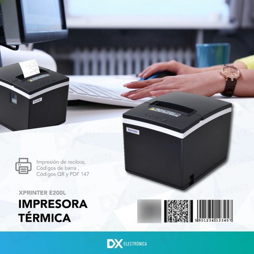 Imagen 3 de 9 de Impresora Termica Xprinter Tickets Usb 80mm Comandera *