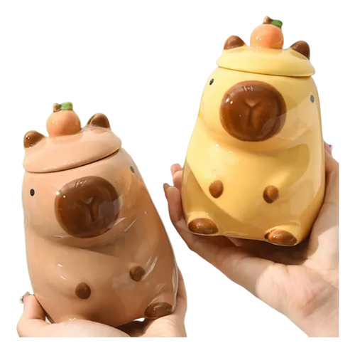 2 Canecas De Capivara, Caneca De Café De Cerâmica Capivara.