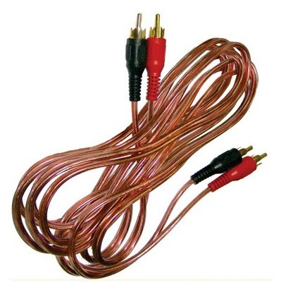 Cable De Audio Plug 2 Rca A 2 Rca De 7,8 Mts Reforzado Lujo