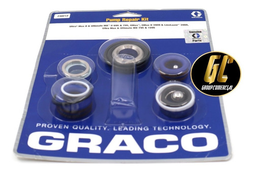 Kit De Reparacion Empaques Graco Original Airless 248212