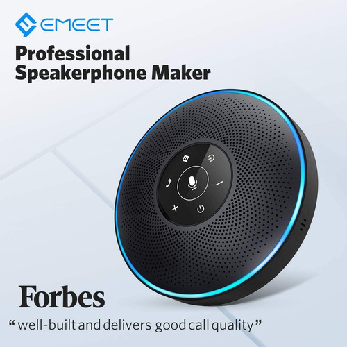 Altavoz Emeet M2 Bluetooth, 360° Para Conferencias, Negro