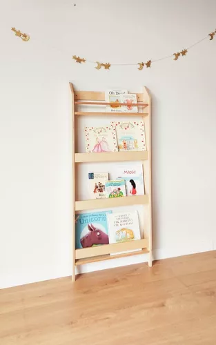 Soporte Repisa Organizador De Libros Niños Montessori